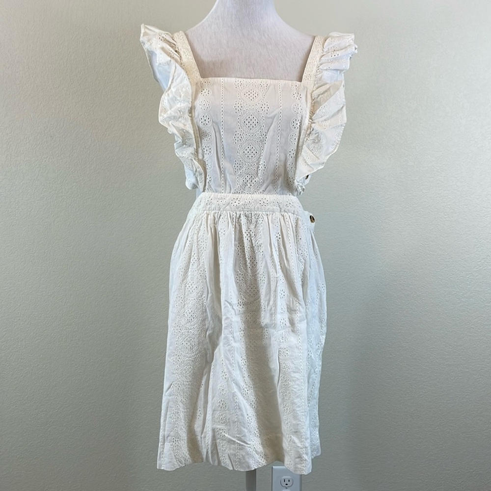 Madewell 100% cotton cutout mini eyelet dress‎ size 10